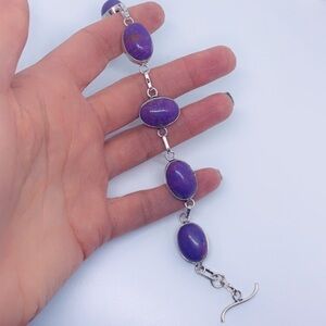 Mosaic Jasper 925 Sterling Silver Bracelet